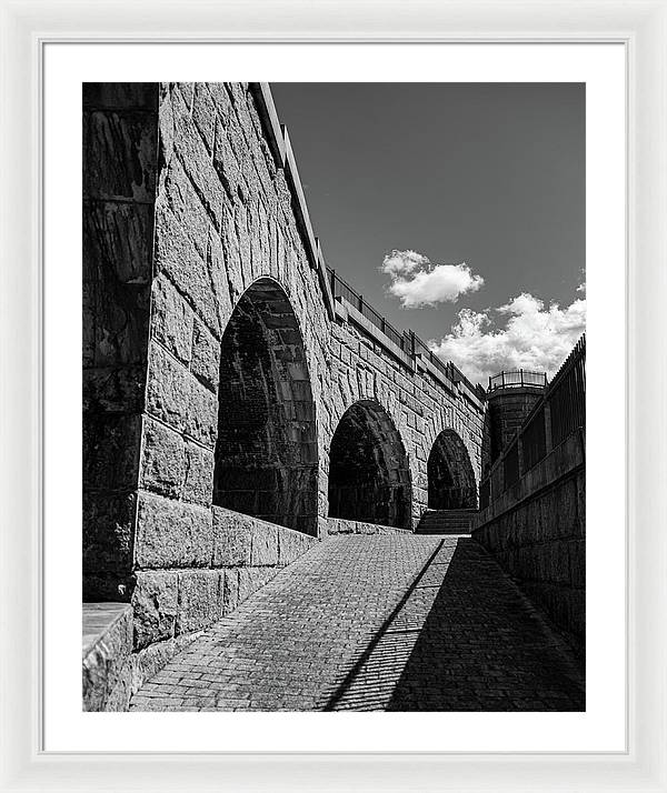 Old Fort BW - Framed Print