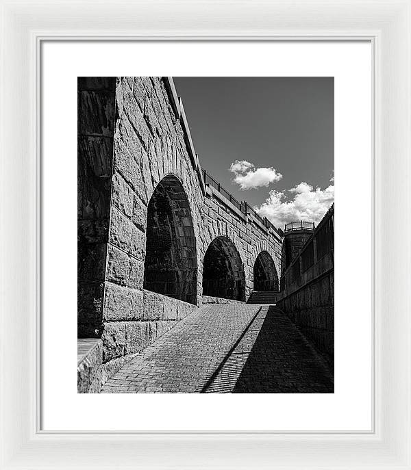 Old Fort BW - Framed Print