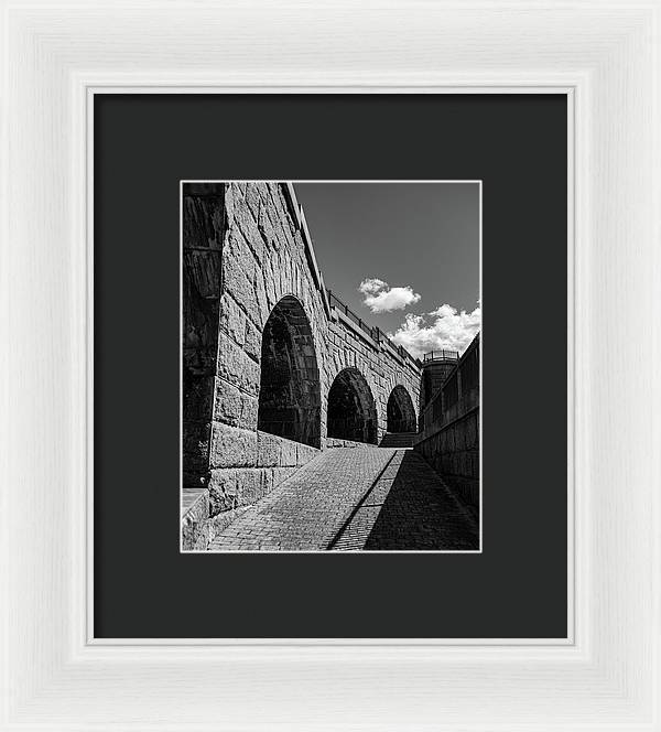 Old Fort BW - Framed Print