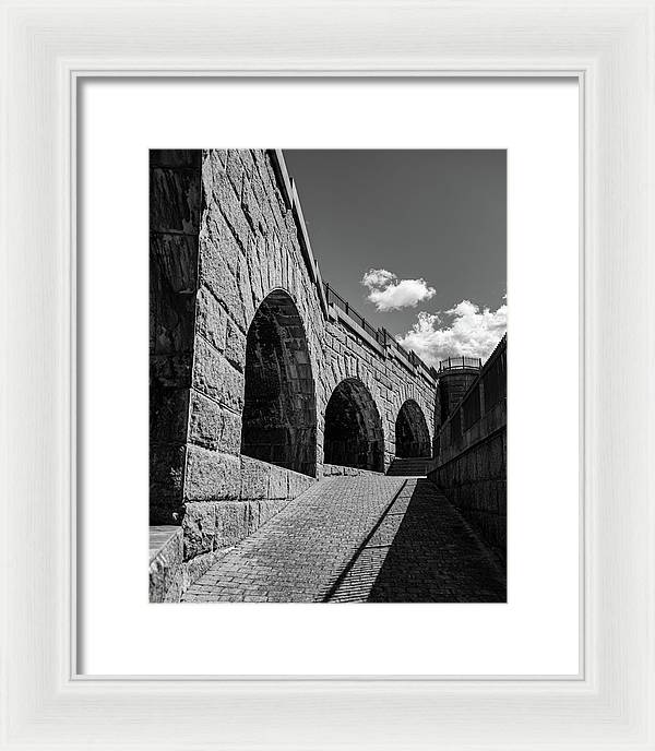 Old Fort BW - Framed Print