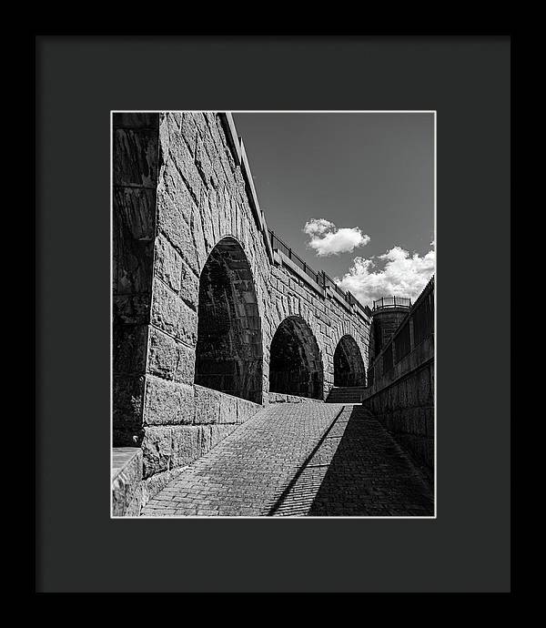 Old Fort BW - Framed Print