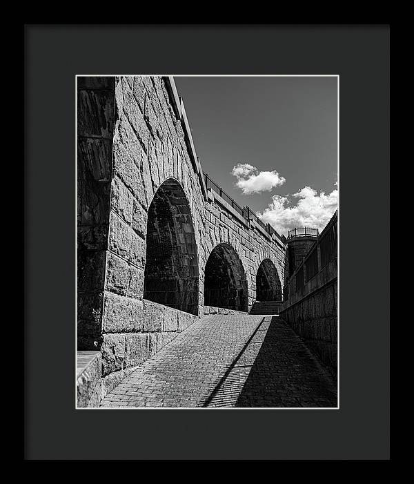 Old Fort BW - Framed Print