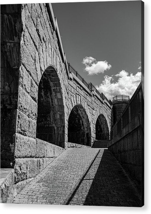 Old Fort BW - Acrylic Print