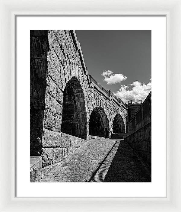 Old Fort BW - Framed Print