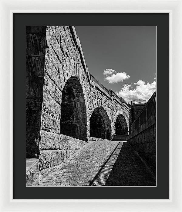 Old Fort BW - Framed Print