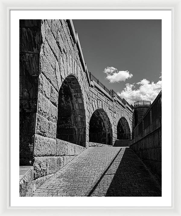 Old Fort BW - Framed Print