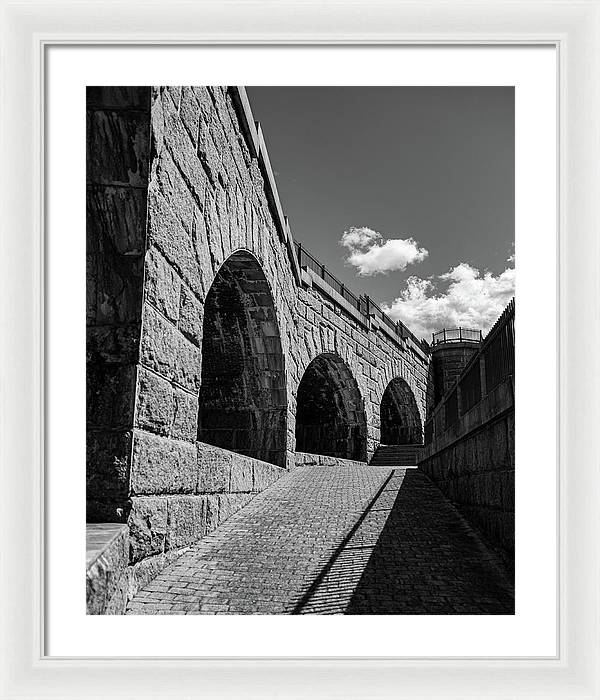 Old Fort BW - Framed Print