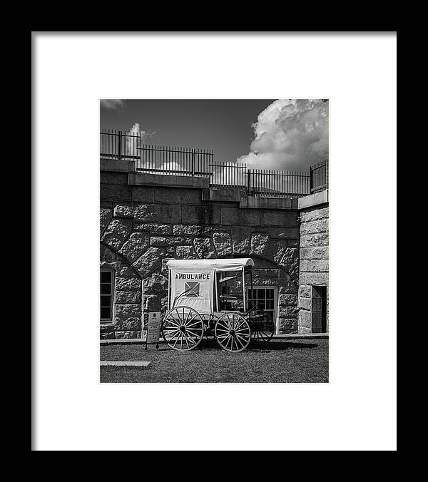 Oldest Ambulance - Framed Print