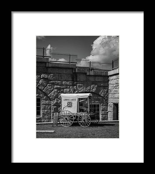 Oldest Ambulance - Framed Print