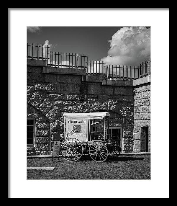 Oldest Ambulance - Framed Print