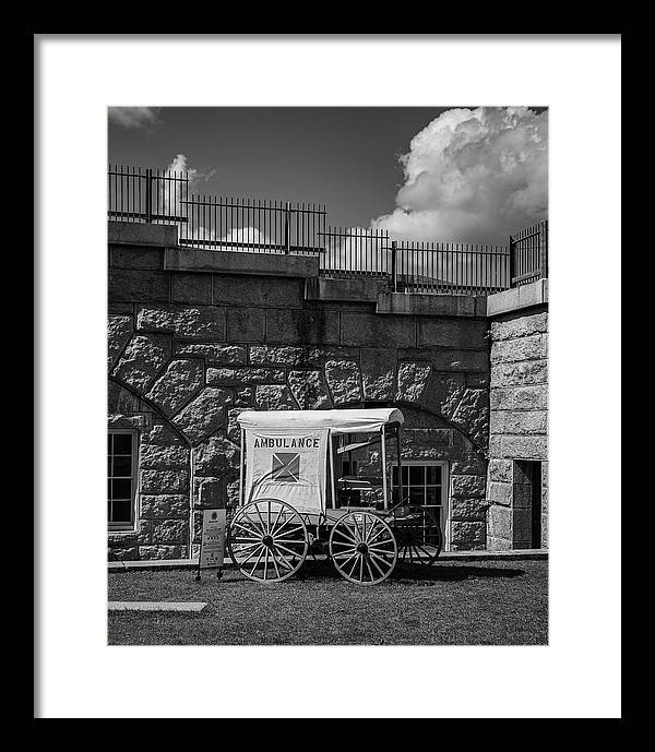 Oldest Ambulance - Framed Print