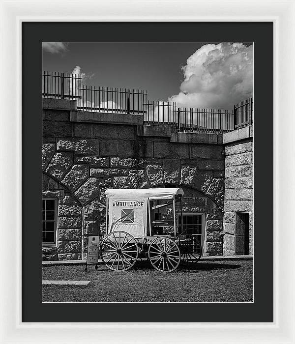 Oldest Ambulance - Framed Print