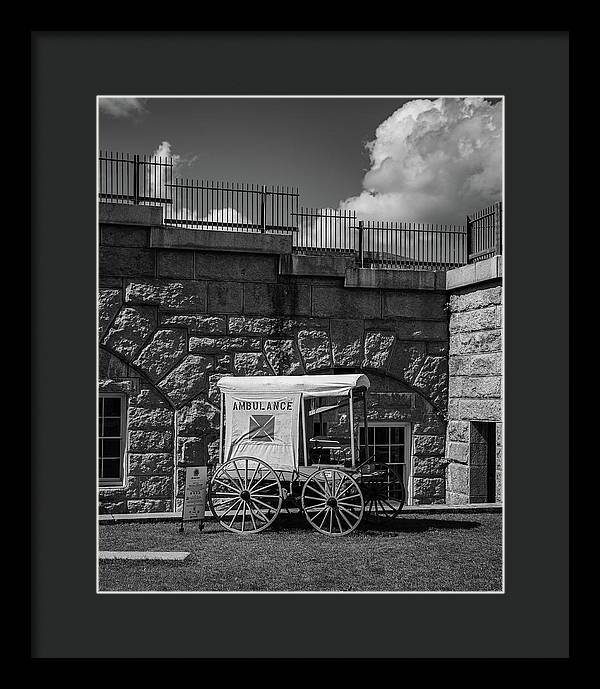 Oldest Ambulance - Framed Print