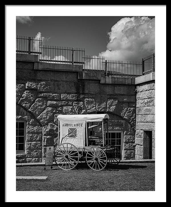 Oldest Ambulance - Framed Print