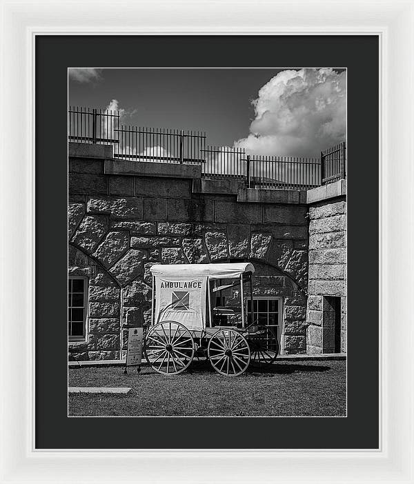 Oldest Ambulance - Framed Print