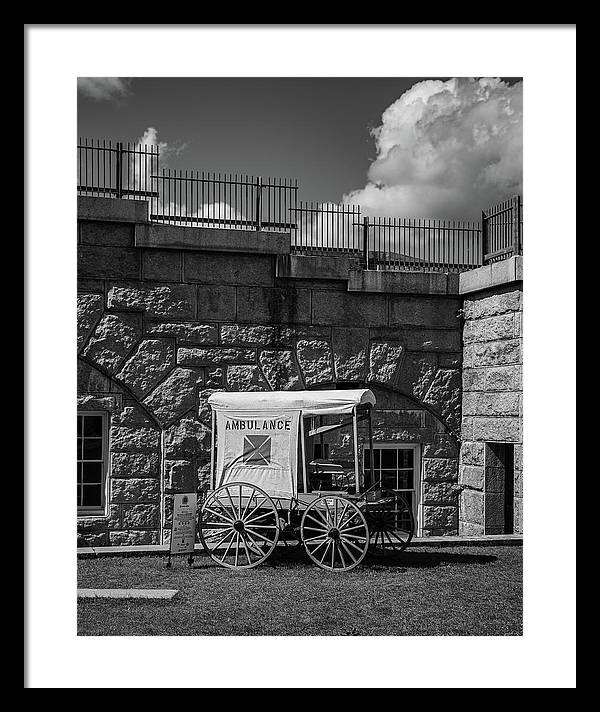 Oldest Ambulance - Framed Print