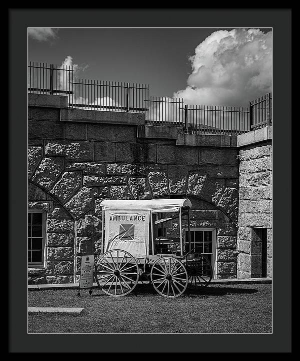 Oldest Ambulance - Framed Print