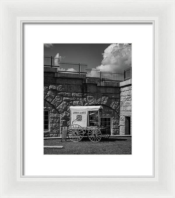 Oldest Ambulance - Framed Print