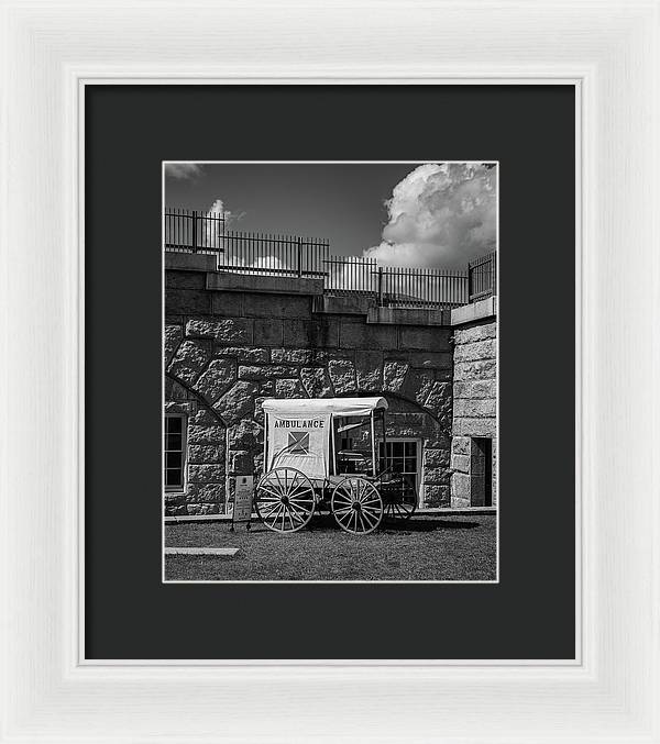 Oldest Ambulance - Framed Print