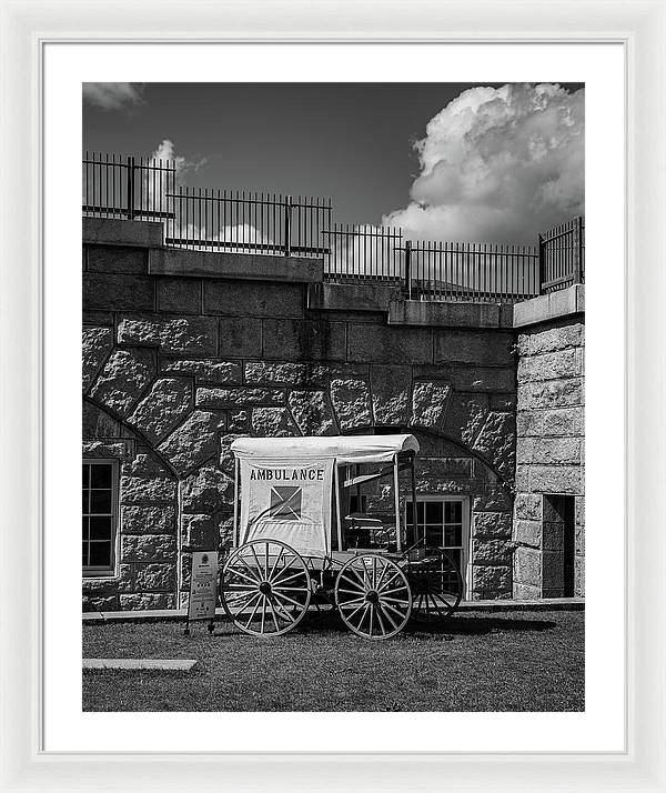 Oldest Ambulance - Framed Print