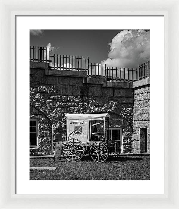 Oldest Ambulance - Framed Print