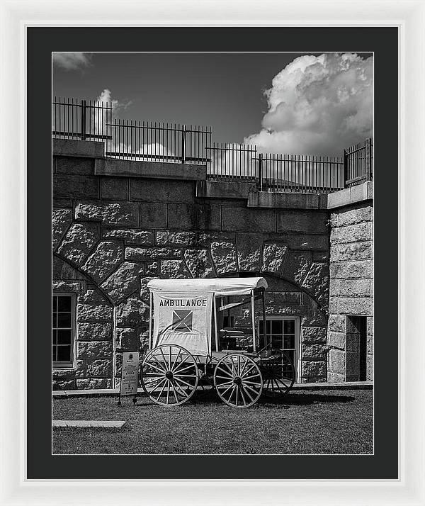 Oldest Ambulance - Framed Print