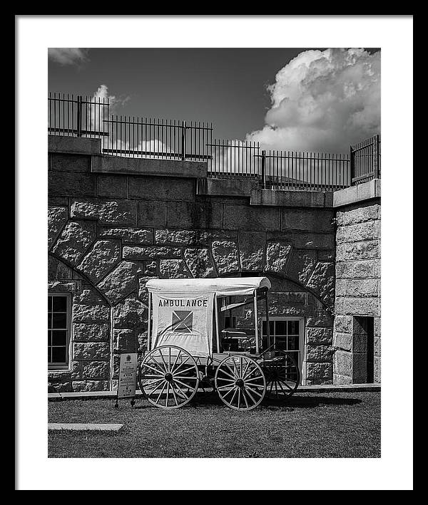 Oldest Ambulance - Framed Print