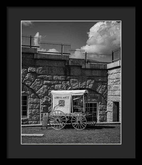 Oldest Ambulance - Framed Print