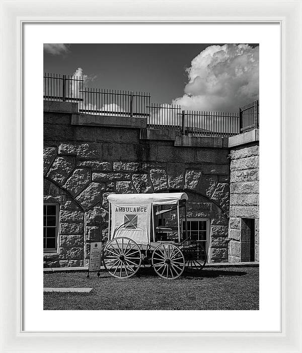 Oldest Ambulance - Framed Print