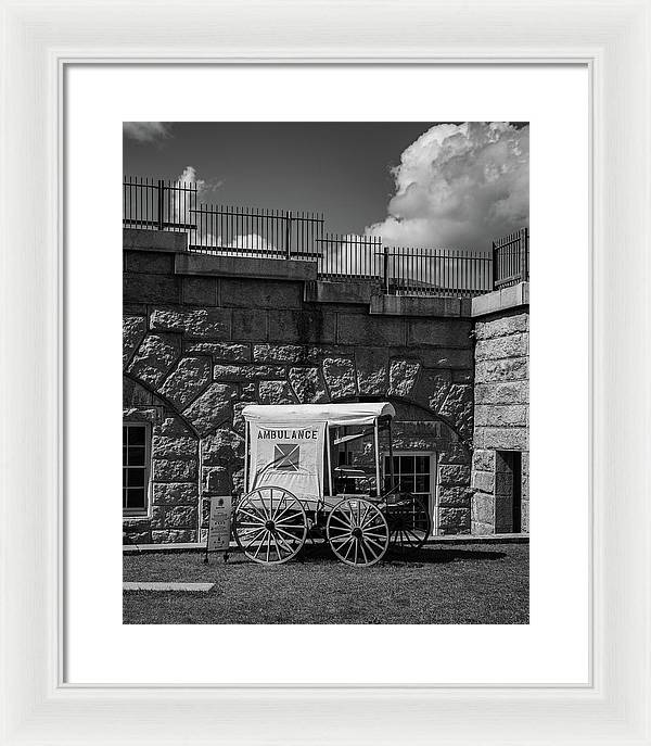 Oldest Ambulance - Framed Print