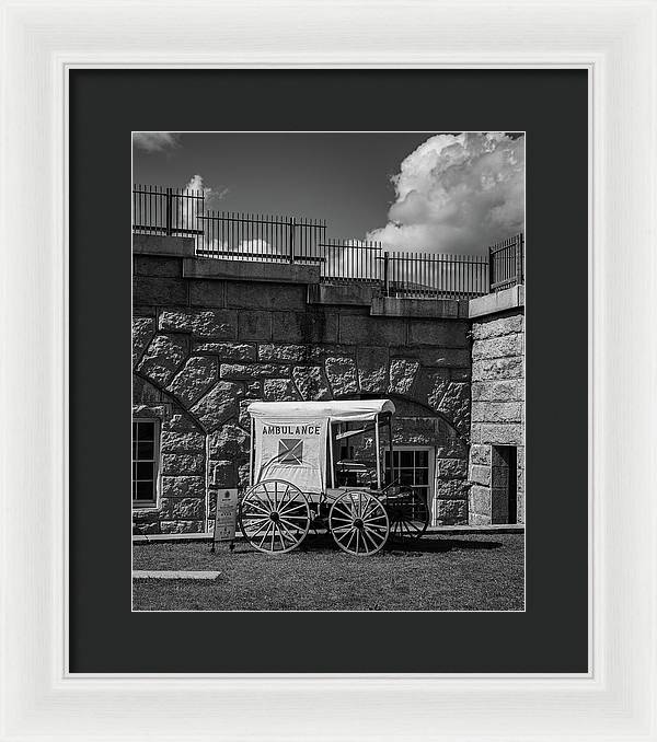 Oldest Ambulance - Framed Print