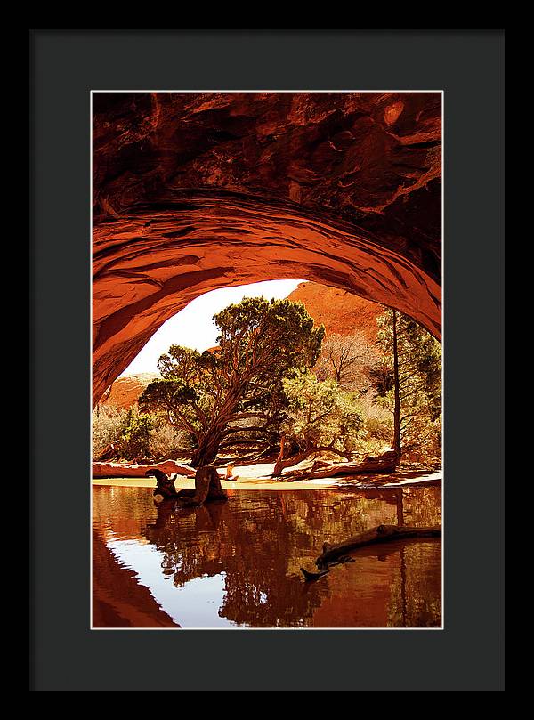 Secret Entrance - Framed Print