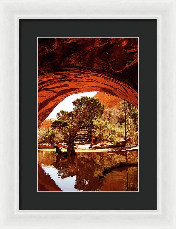 Secret Entrance - Framed Print