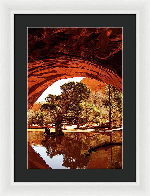 Secret Entrance - Framed Print