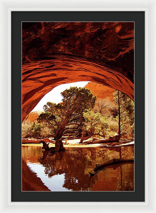 Secret Entrance - Framed Print