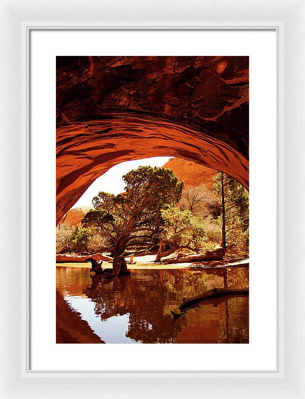 Secret Entrance - Framed Print