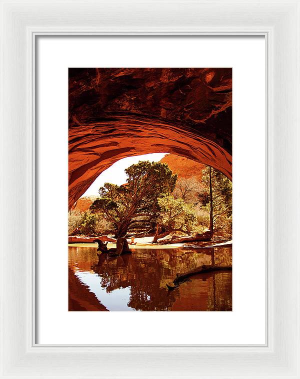 Secret Entrance - Framed Print