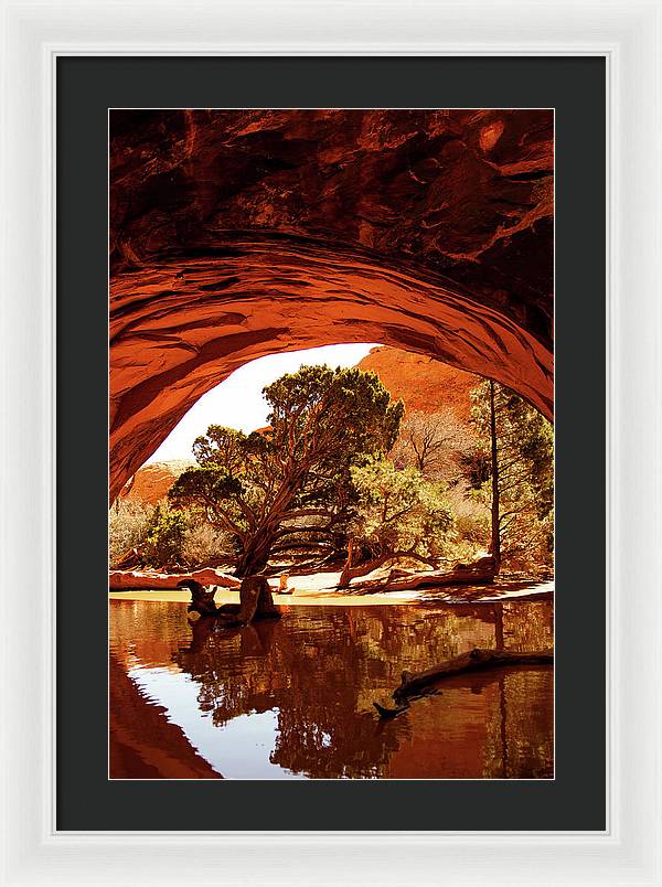 Secret Entrance - Framed Print