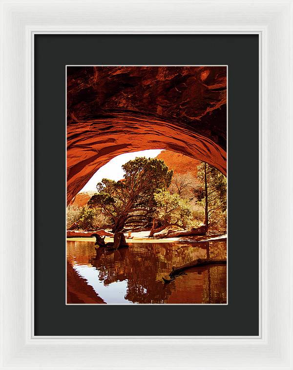 Secret Entrance - Framed Print