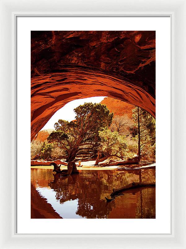 Secret Entrance - Framed Print