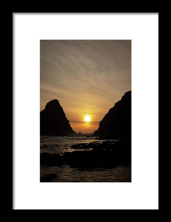 Setting Sea - Framed Print