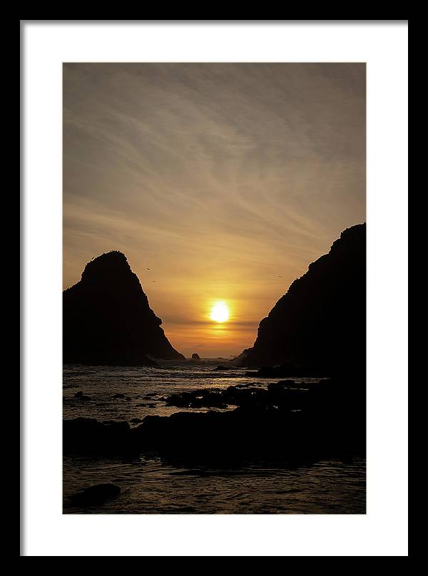 Setting Sea - Framed Print