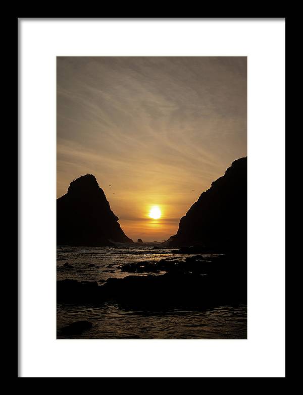 Setting Sea - Framed Print