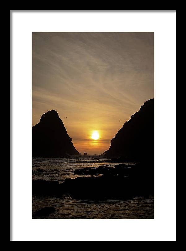 Setting Sea - Framed Print