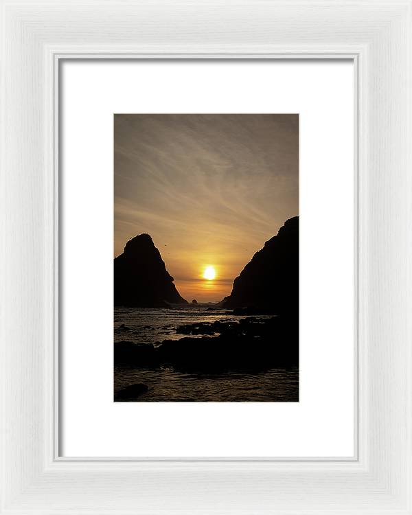 Setting Sea - Framed Print