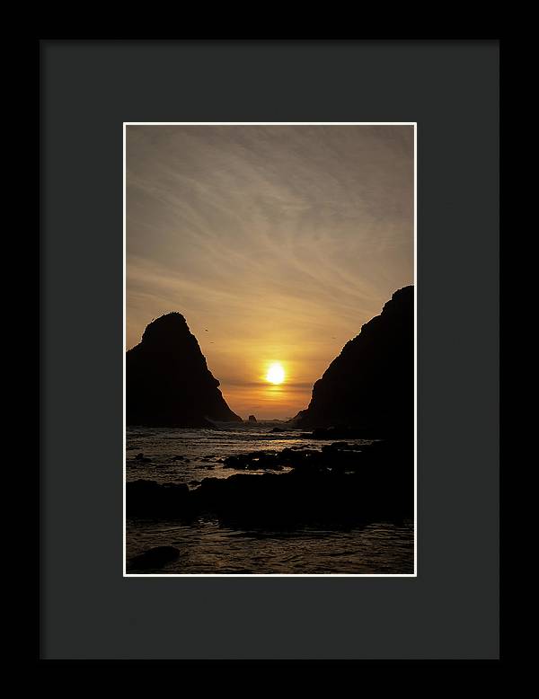 Setting Sea - Framed Print