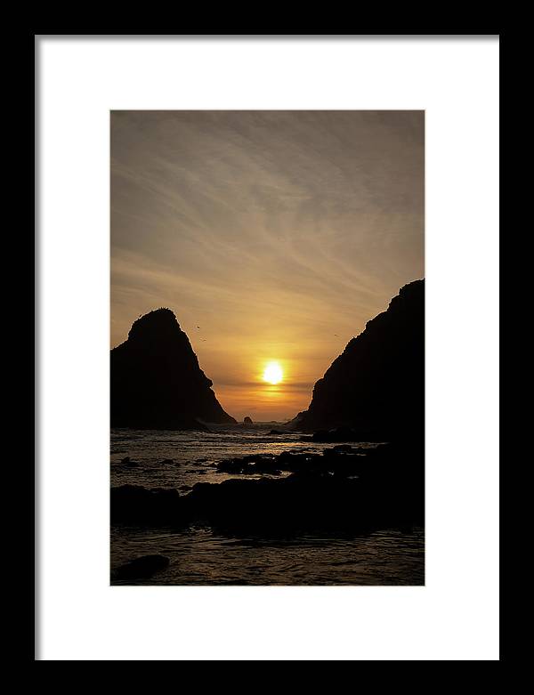 Setting Sea - Framed Print