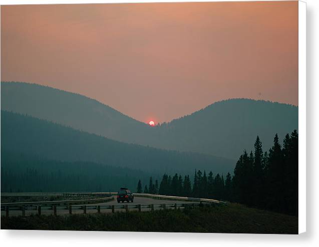 Sunset Drive - Canvas Print