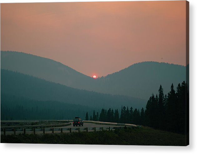 Sunset Drive - Acrylic Print