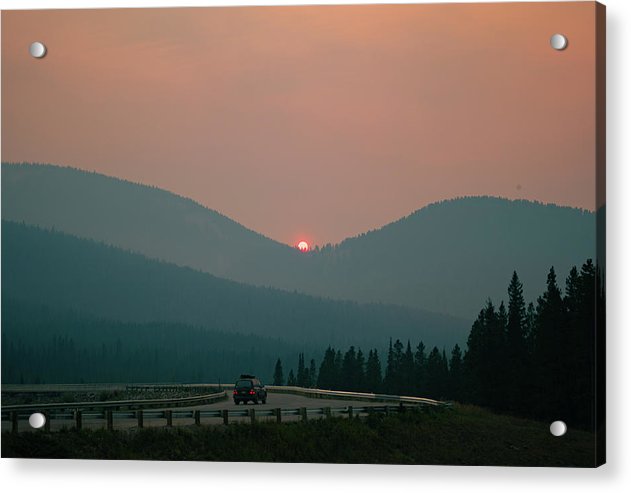 Sunset Drive - Acrylic Print